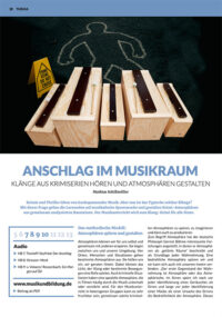 Anschlag im Musikraum