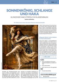 Sonnenkönig, Schlange und Haka