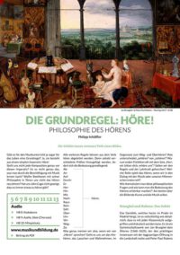 Die Grundregel: Höre!